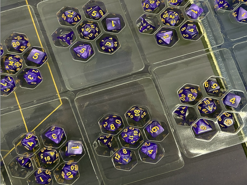 Custom Dice Shipment Ready | Premium Dice Manufacturing for Board Games and Tabletop Games