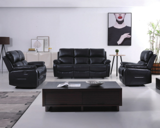 Traditioneller elektrischer Ledersessel