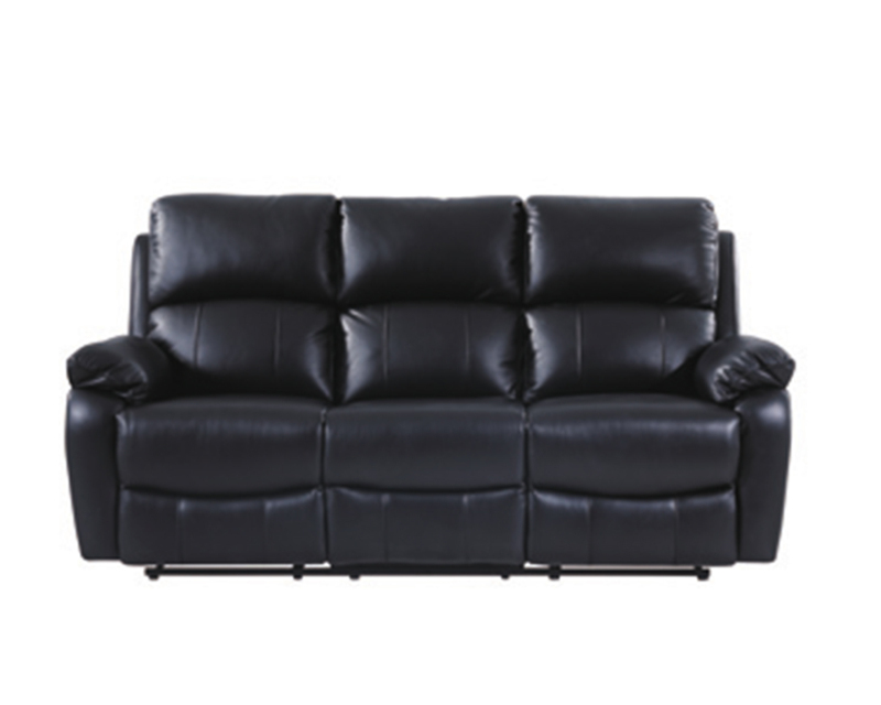 Poltrona reclinabile elettrica tradizionale in pelle