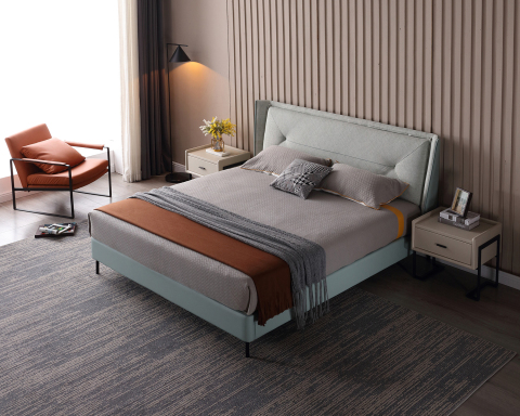 Struttura letto moderna con piattaforma doppia