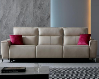 Sofá Loveseat de couro moderno