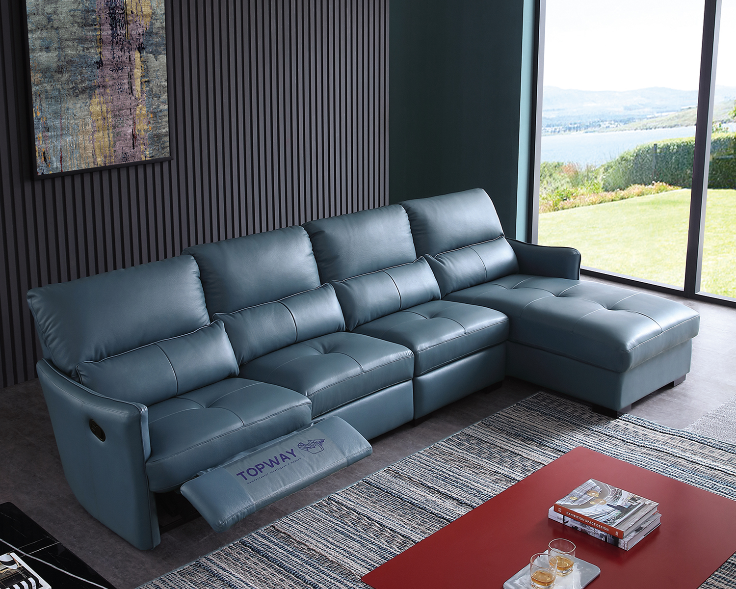 Contemporary recliner