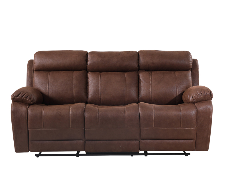 Sillón reclinable manual de cuero