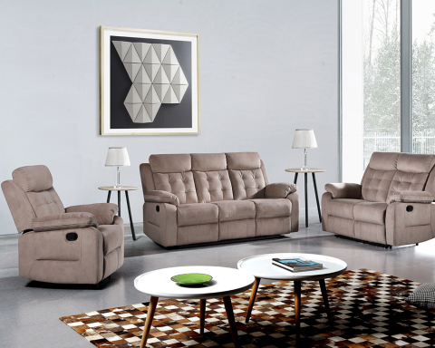 Manueller Schaukelstuhl aus Leder