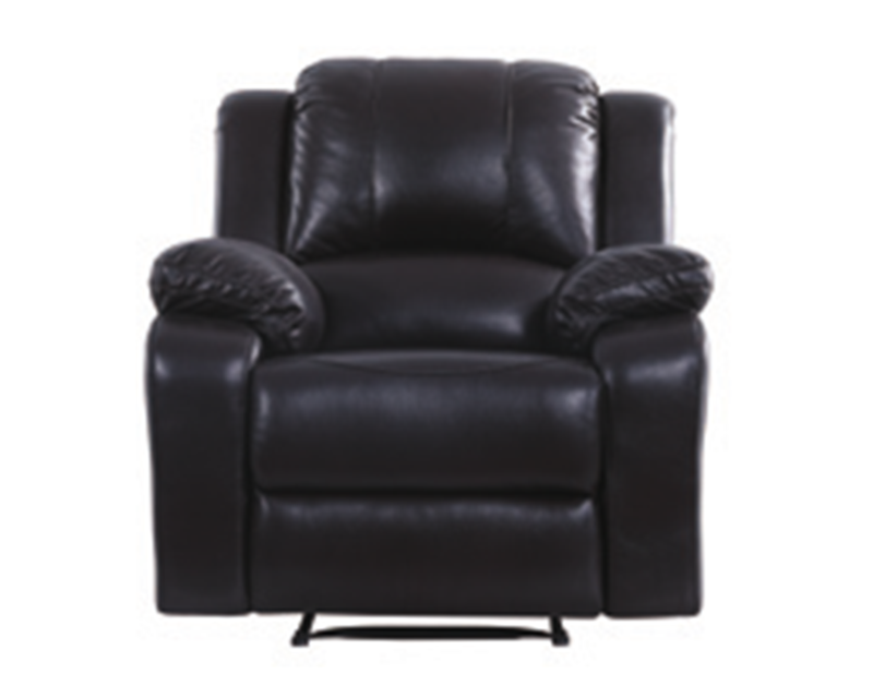 Poltrona reclinabile manuale di lusso in pelle Leathaire