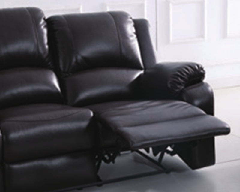 Poltrona reclinabile manuale di lusso in pelle Leathaire
