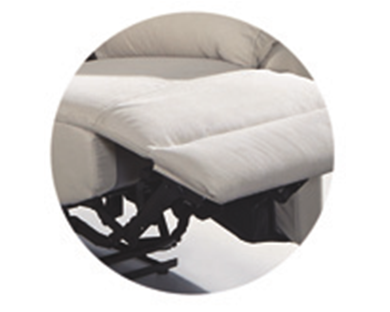 Современное кожаное кресло-качалка с ручным управлением