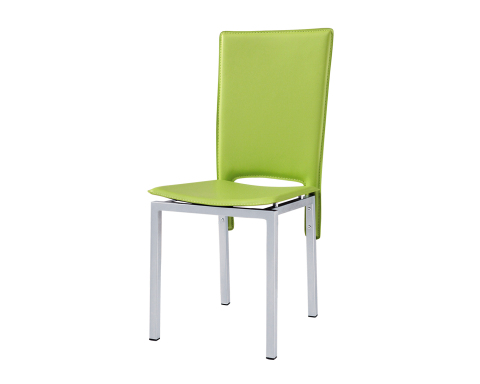 كراسي طعام بسيطة باللون الأخضر