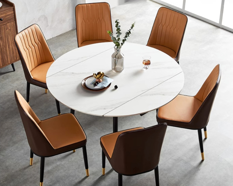 Luxury Marble Top Dining Table