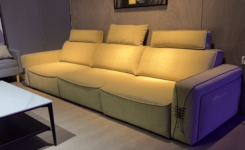 Modernes modulares ausziehbares Schlafsofa aus Stoff