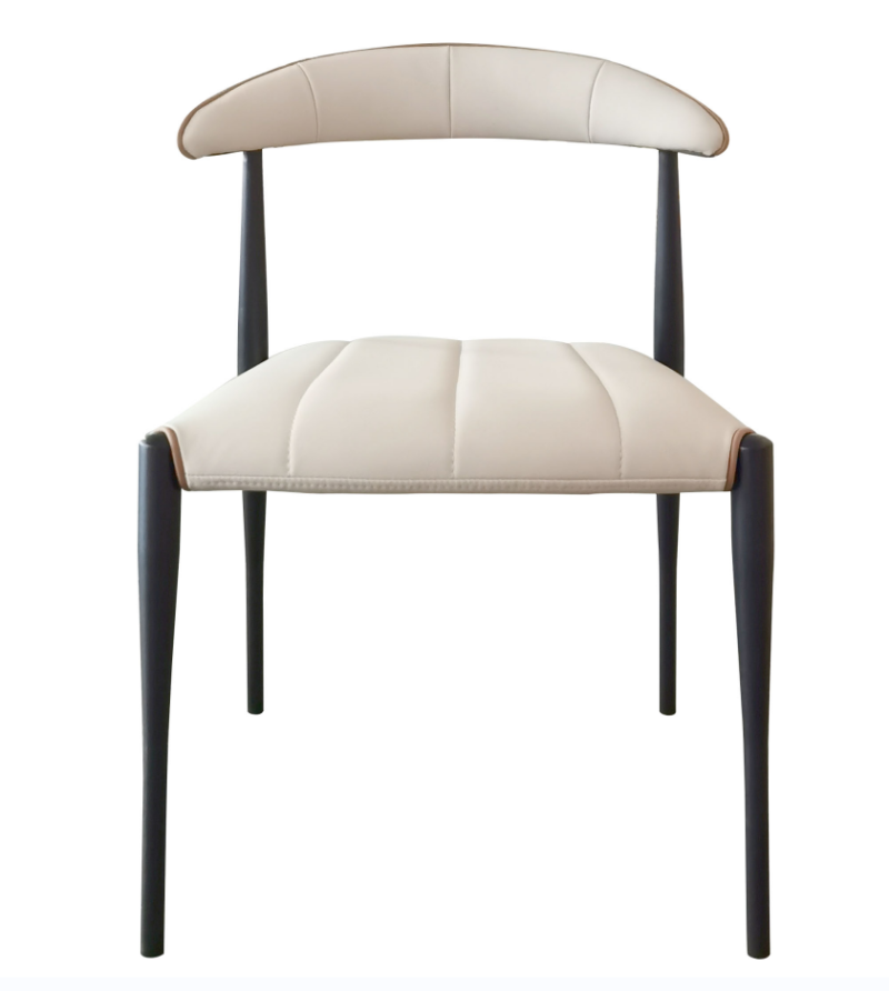 Restaurant/Diningroom Chair Elegant White Metal Dining Chair