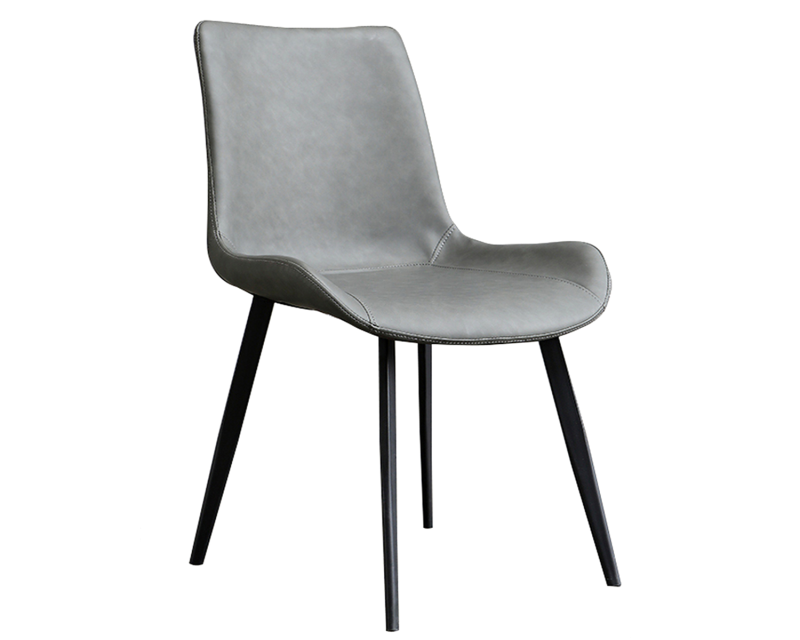 Contemporary Metal Dining Chairs with Ergonomic Design