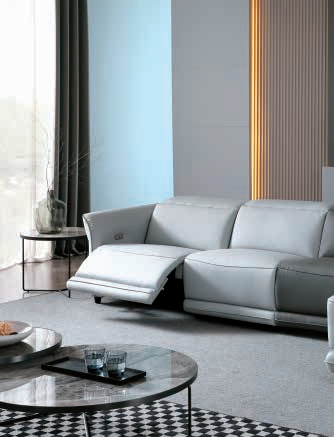 Sleek & Comfortable Electric Recliner Sofa