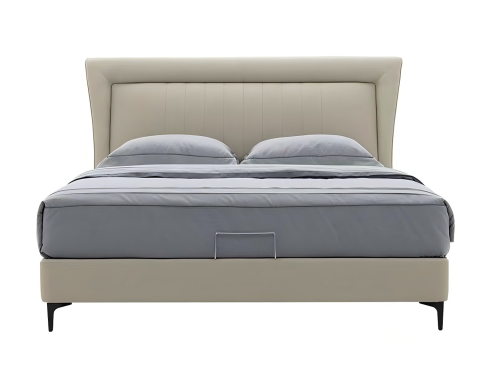 Modern Fabric Upholstered Queen Size Bed Frame