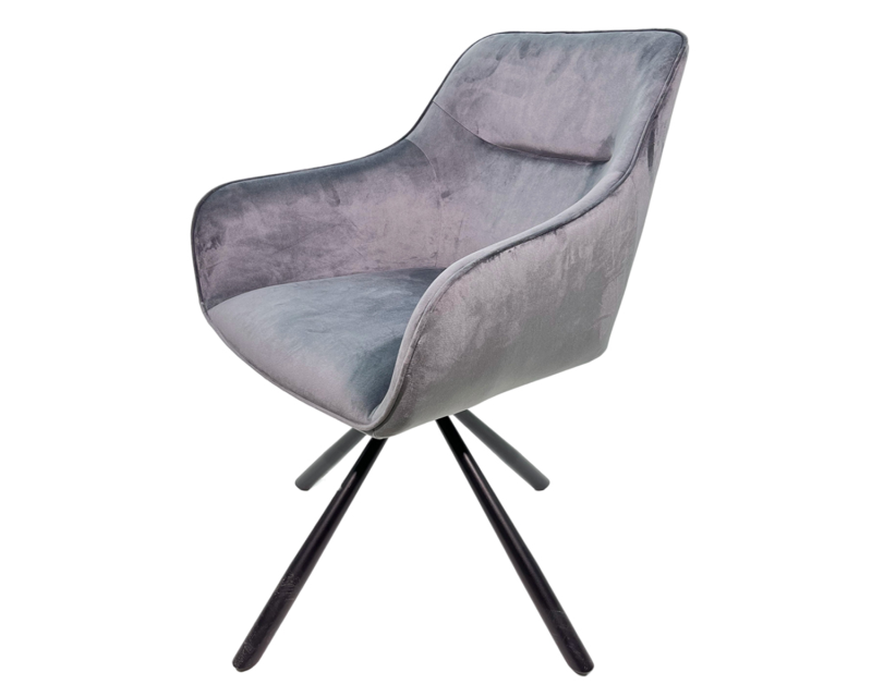 Customizable Rotating Velvet Dining Chair – Choose Your Fabric & Color