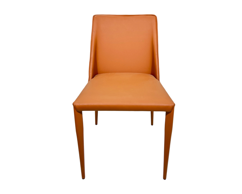 Elevate Your Dining Experience with Our Handcrafted Leather-Wrapped Chair