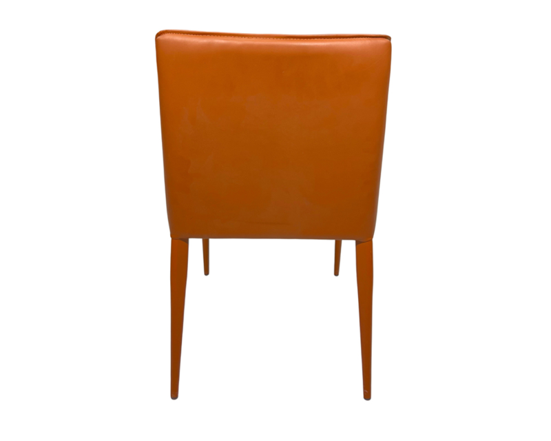 Elevate Your Dining Experience with Our Handcrafted Leather-Wrapped Chair