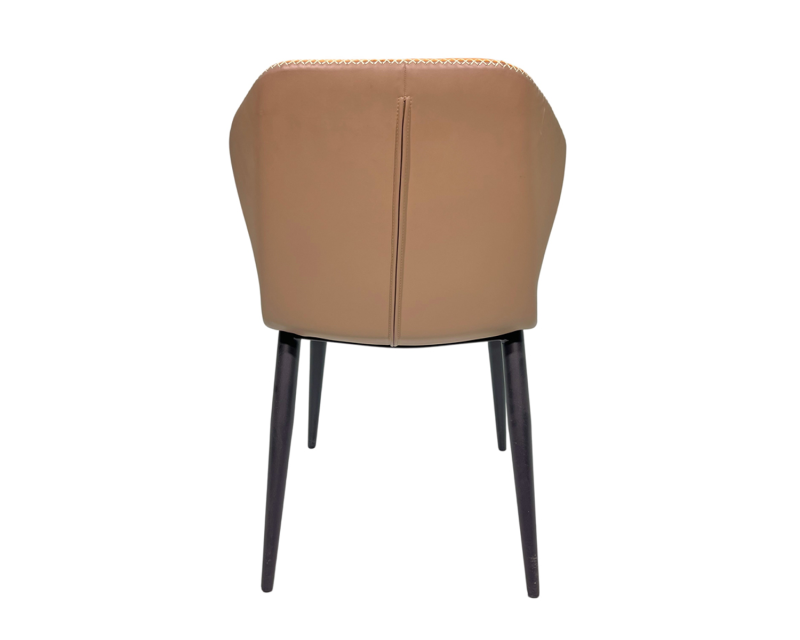 Sleek & Modern Design Minimalist Armless Metal Frame Dining Chair