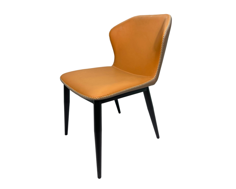 Sleek & Modern Design Minimalist Armless Metal Frame Dining Chair