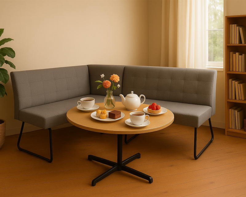 Confort ultime pour n'importe quel espace - Banc de canapé en forme de L robuste et moelleux