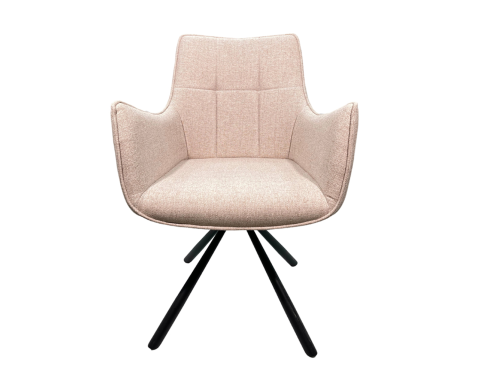 Luxurious Fabric Swivel Dining Chair with Arms – Elegant & Comfortable Seating
