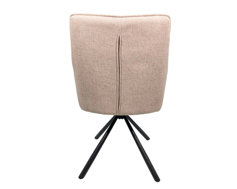 Luxurious Fabric Swivel Dining Chair with Arms – Elegant & Comfortable Seating