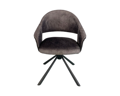 Wholesale Nordic Modern Swivel Fabric Upholstered Restaurant Kitchen Dining Chairs