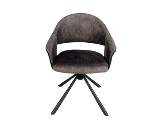 Wholesale Nordic Modern Swivel Fabric Upholstered Restaurant Kitchen Dining Chairs