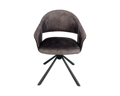 Wholesale Nordic Modern Swivel Fabric Upholstered Restaurant Kitchen Dining Chairs