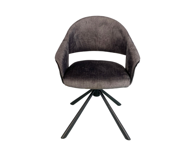 Wholesale Nordic Modern Swivel Fabric Upholstered Restaurant Kitchen Dining Chairs