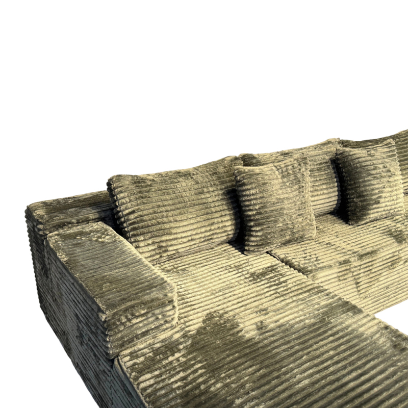 New Modern Foshan Sectional Corner Furniture Couch Apartment Sofa with Good Price