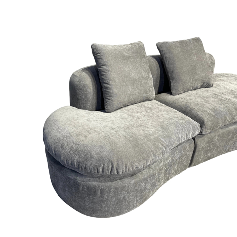 Sponge with Armrest Foshan Modern High-Resilience Home Furniture Compressed Sofa New CS2553
