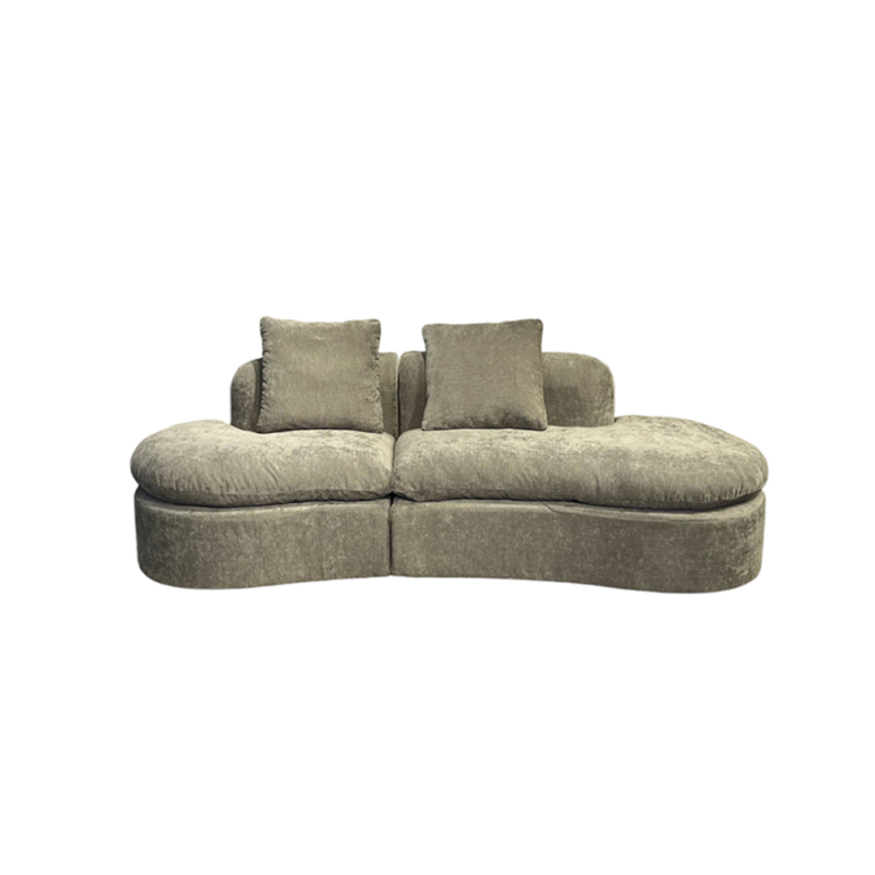Sponge with Armrest Foshan Modern High-Resilience Home Furniture Compressed Sofa New CS2553