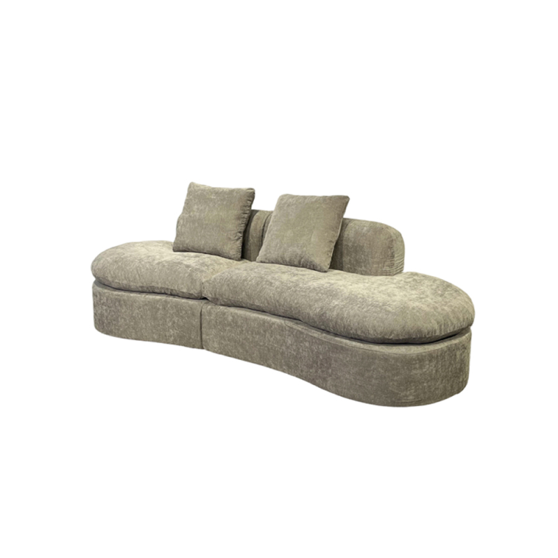 Sponge with Armrest Foshan Modern High-Resilience Home Furniture Compressed Sofa New CS2553
