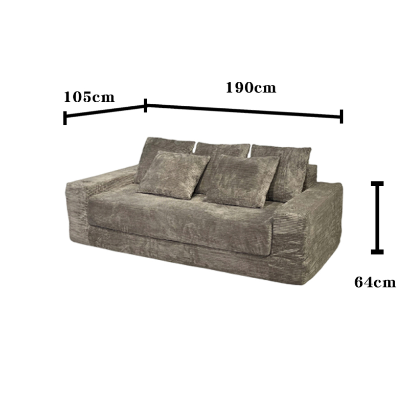 China Fabric New Foshan Home Furniture High-Resilience Set Leisure Wholesale Sofa CS2560