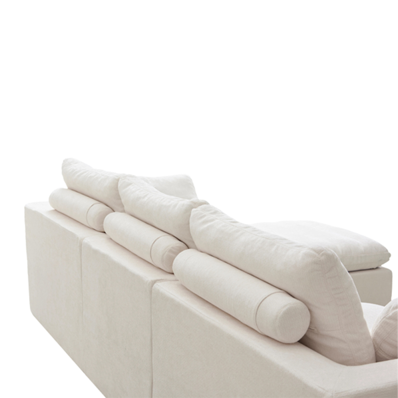 Fashion Fabric New Modern Home Furniture High-Resilience Set Leisure Living Room Sofa