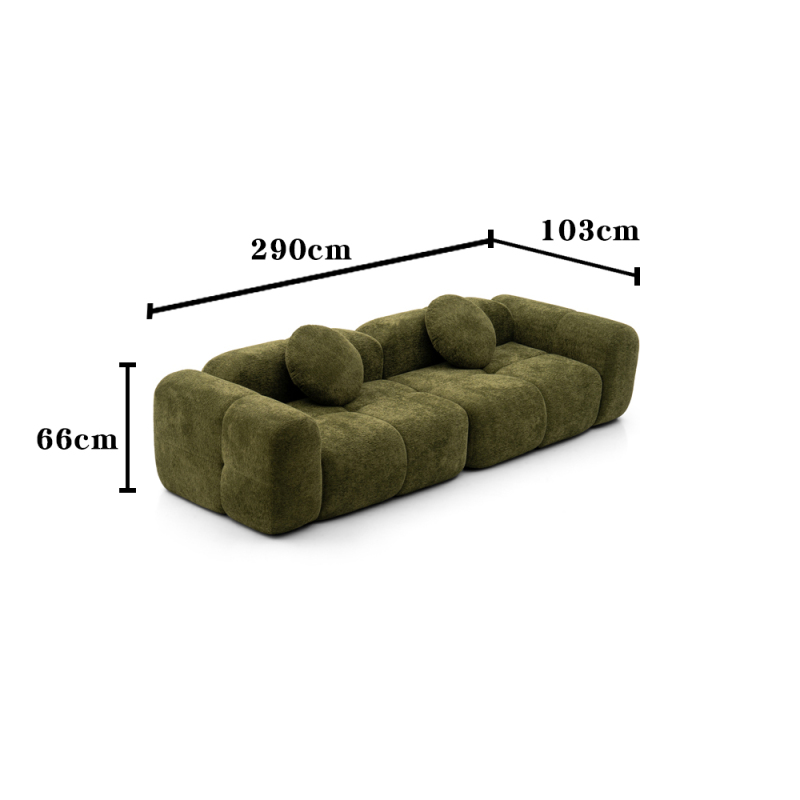 Non Inflatable New Foshan Modern Furniture Fabric Leisure Compressed Sofa Hot Sale