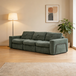 High Quality Jxh Sponge Living Room Fabric Home Furniture Set Compressed Sofa