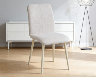Home Without Armrest Grey Dining Modern Padded Minimalist Metal-Leg Armless Chair Hot