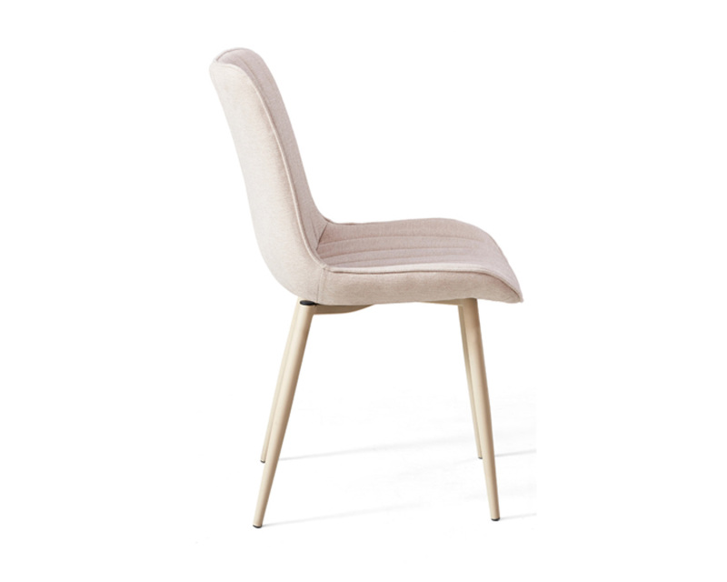 Fabric Frame Light Weight Kitchen Modern Dining Chair with High Quality