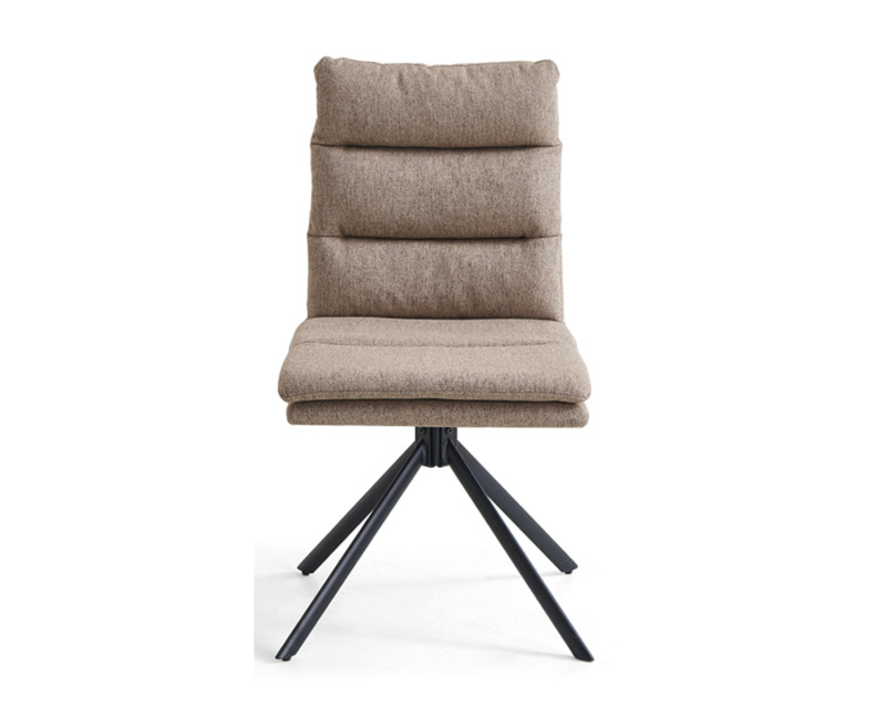 Chaise de salle à manger pivotante en velours personnalisable – Choisissez votre tissu et votre couleur