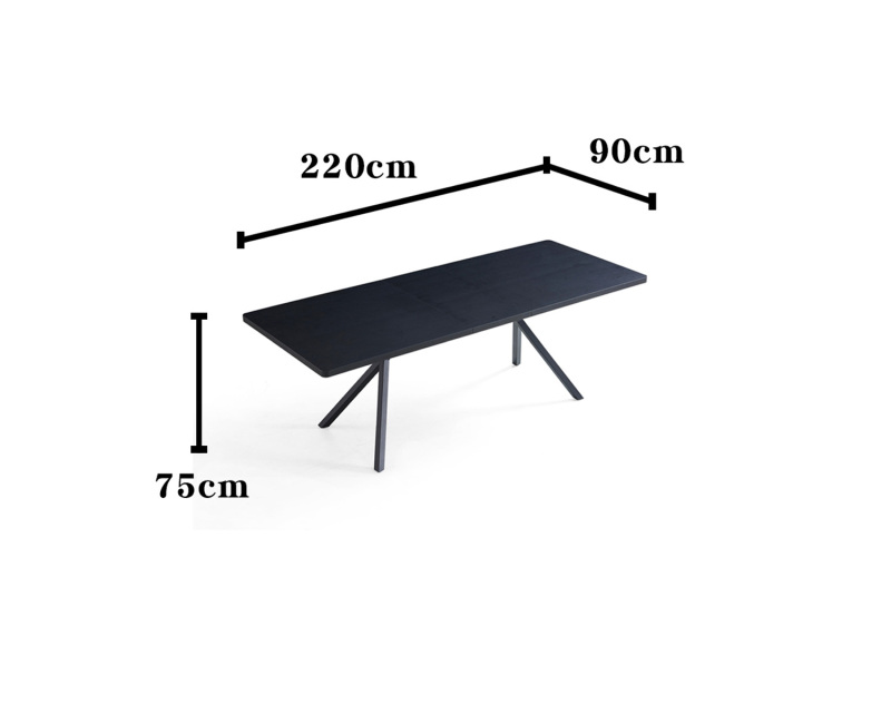 Luxe intemporel pour une vie moderne Table à manger extensible élégante