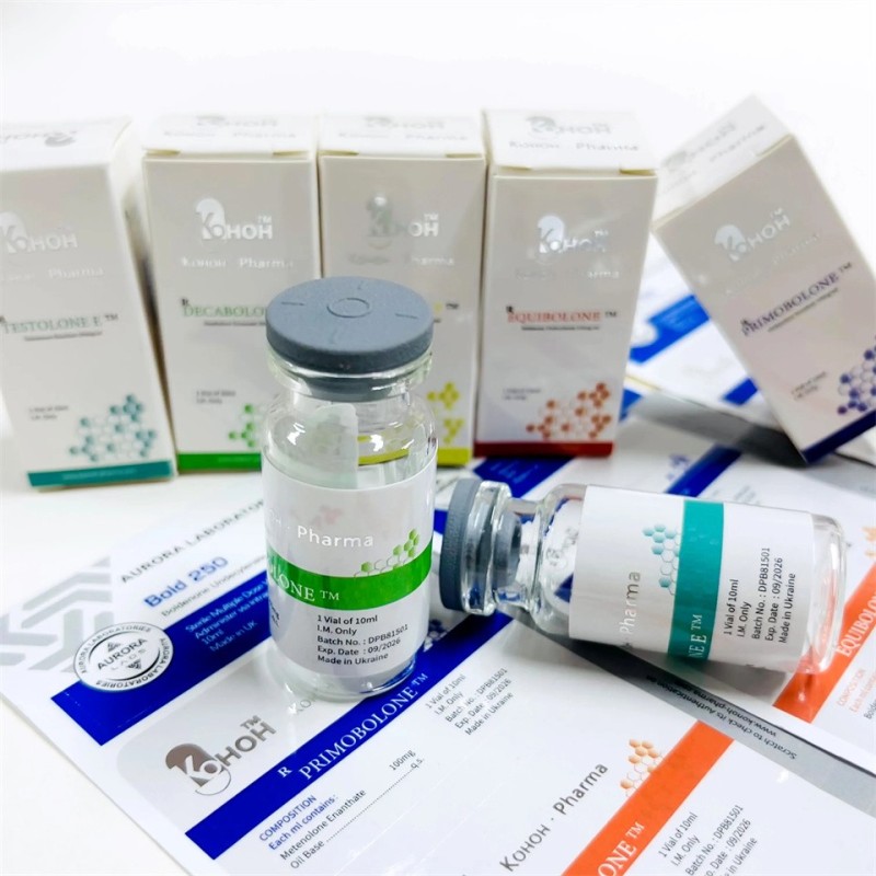 Custom printed nova labs hologram Test E steroid 10ml vial paper boxes labels for vials