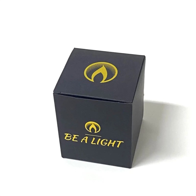 High Quality Wholesale Luxury Custom Black Paper Candle Packaging Box