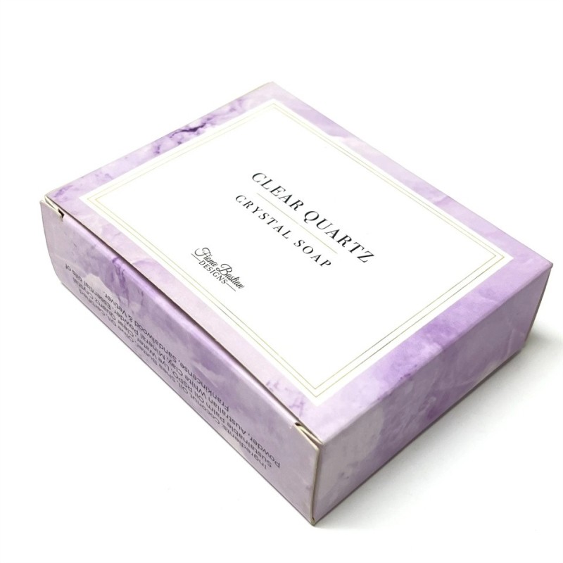 OEM Custom Soybean oil Ink Eco Friendly Soap Bar Paper Packaging Box