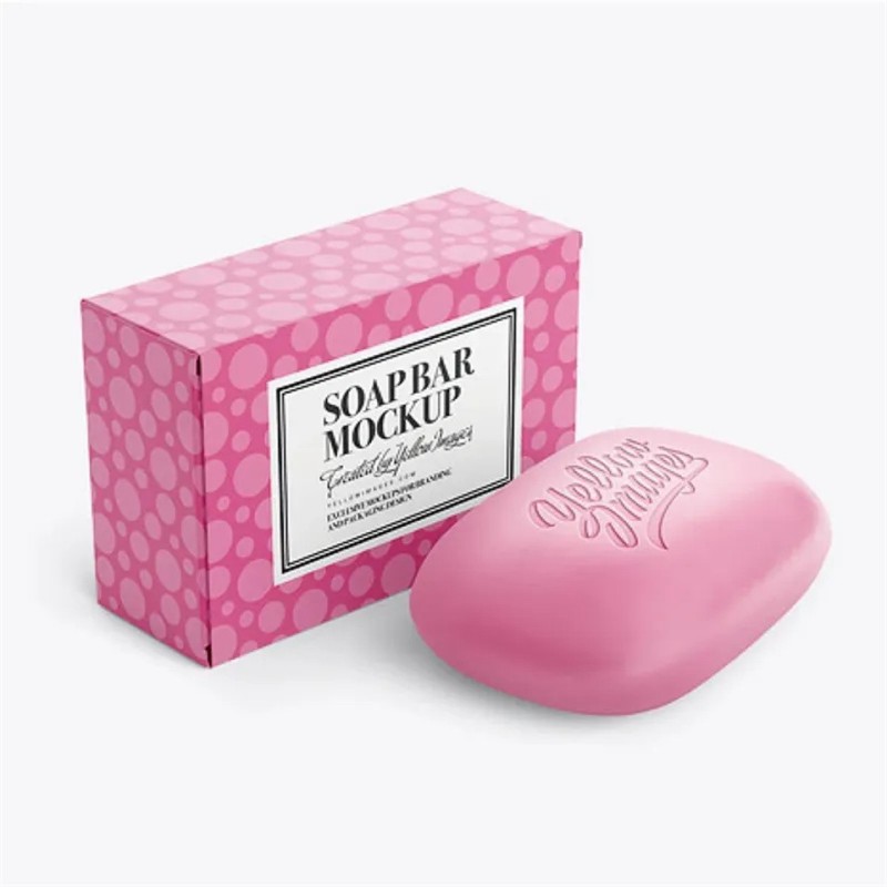 OEM Custom Printed 2*2*4 Eco Square Fancy Empty Soap Bar Paper Box Packaging