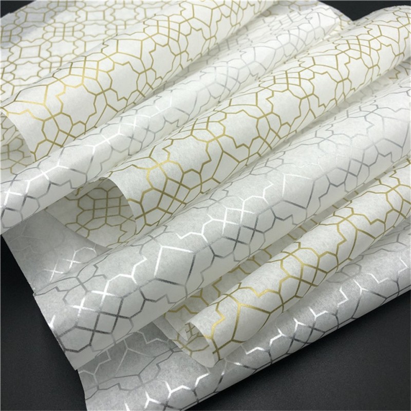 Custom recycled ink T-shirt 17gsm soft clothing wrapping tissue paper