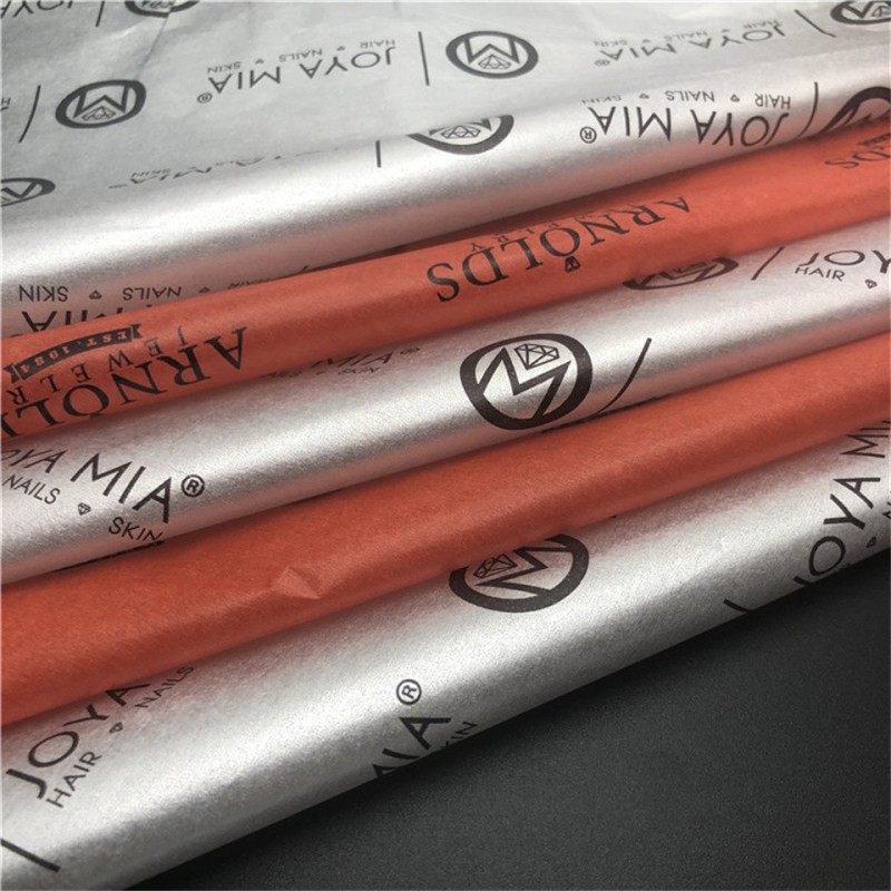 Brand Logo Printed 17g Wrapping Paper Customized Tissue Paper With Company Logo