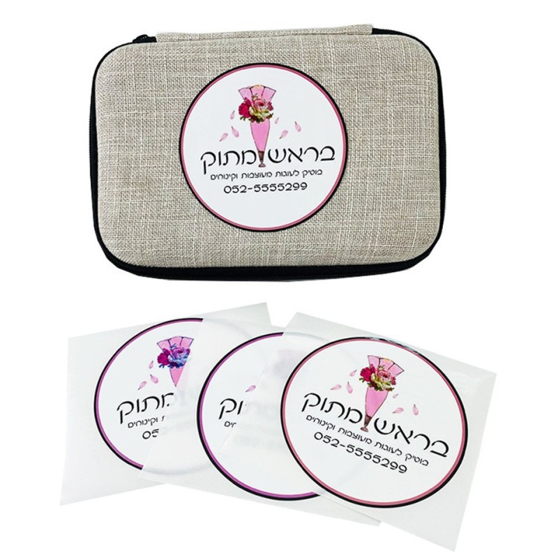 Luxury wholesale PET decorative cmyk printed vinyl sticker for wallet label