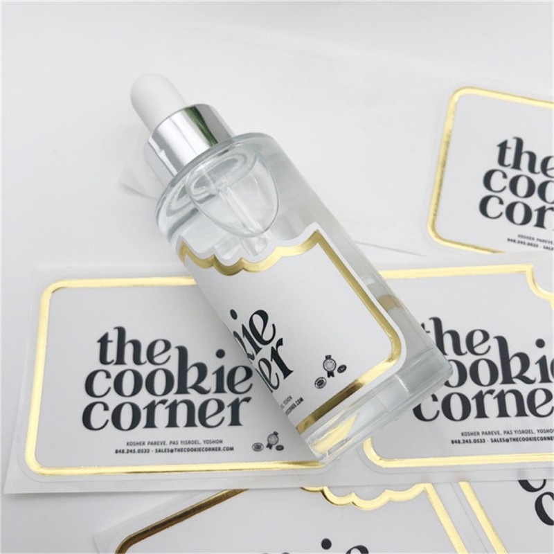 Customized LOGO Printed Die Cut Waterproof Vinyl Adhesive Stickers